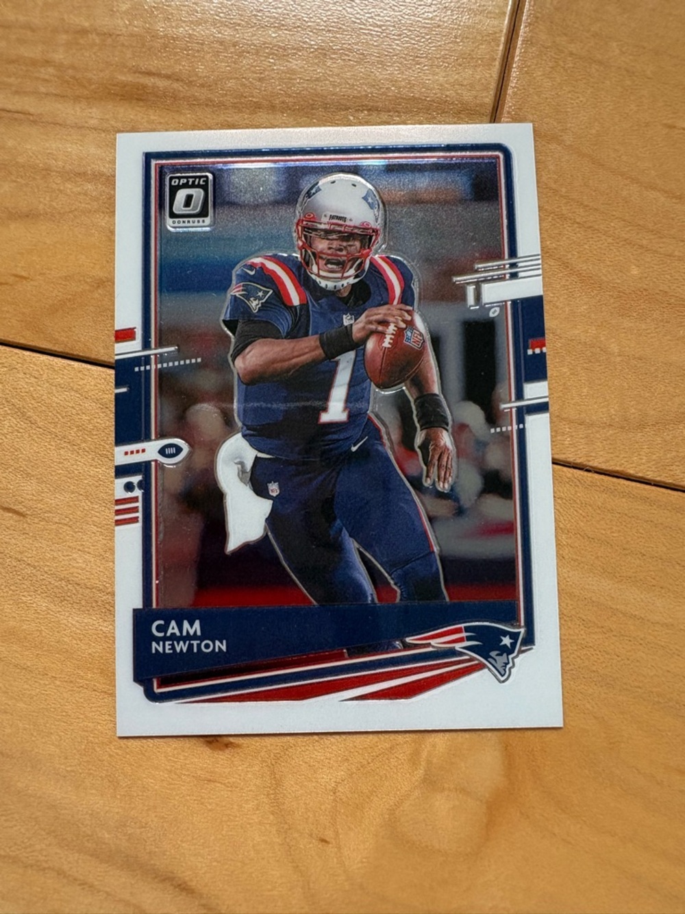 2020 Panini DonRuss Optic Trading Card Cam Newton New England Patriots